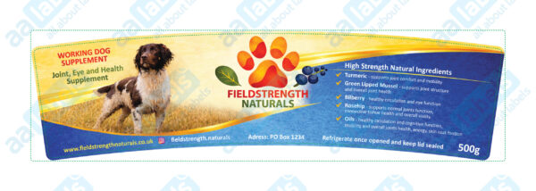 FieldStrength Naturals 'Original' Working Dog Supplement Paste - 250g